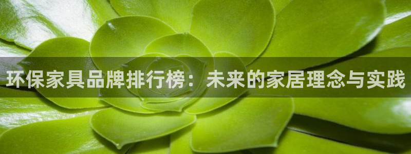沐鸣注册开户：环保家具品牌排行榜：未来的家居理念与实践